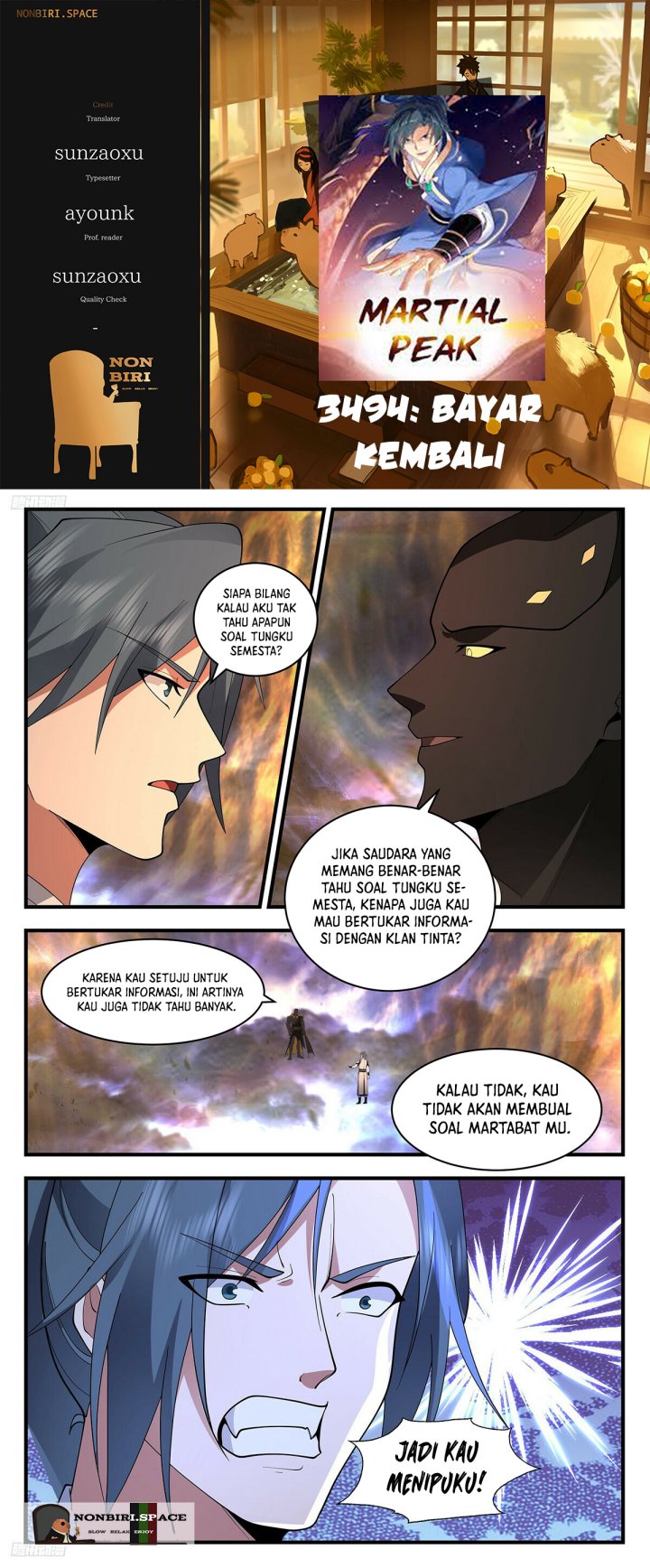 Martial Peak Chapter 3494 Image 0