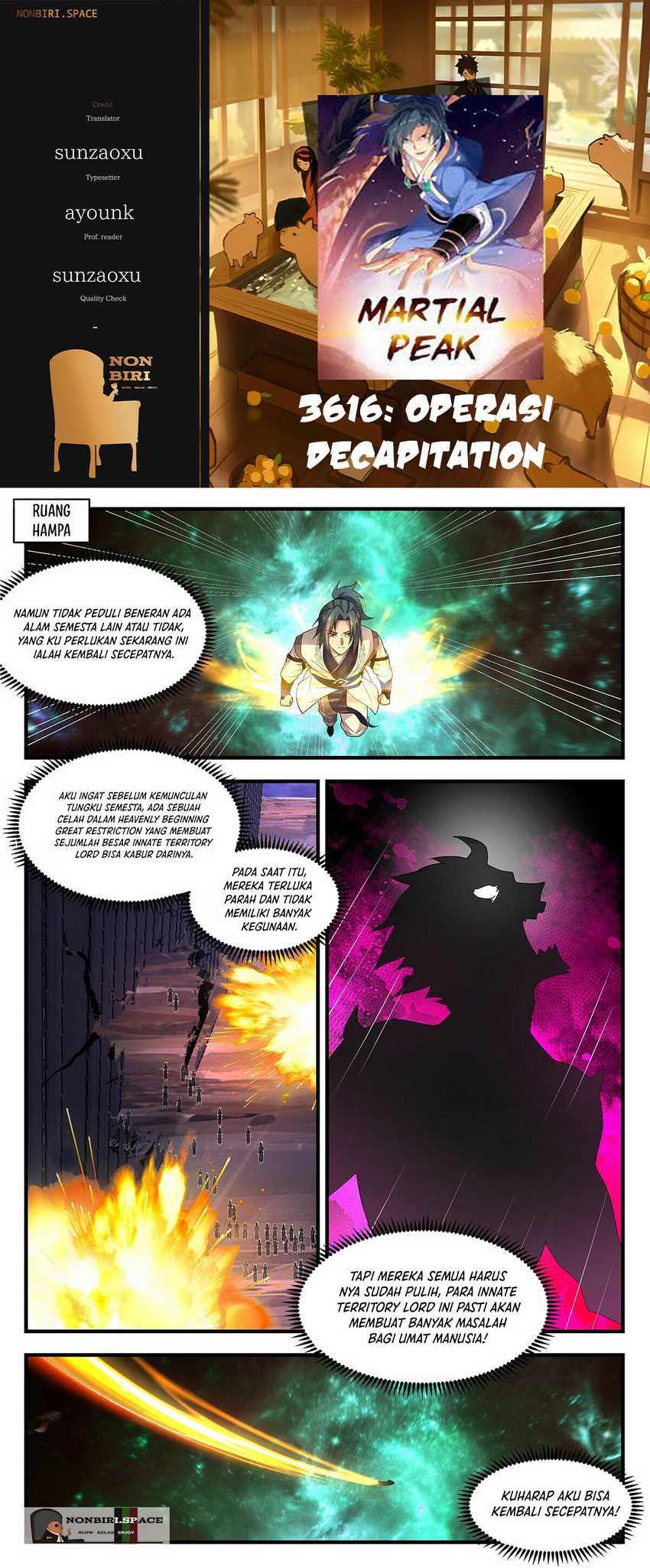 Martial Peak Chapter 3616 Image 0