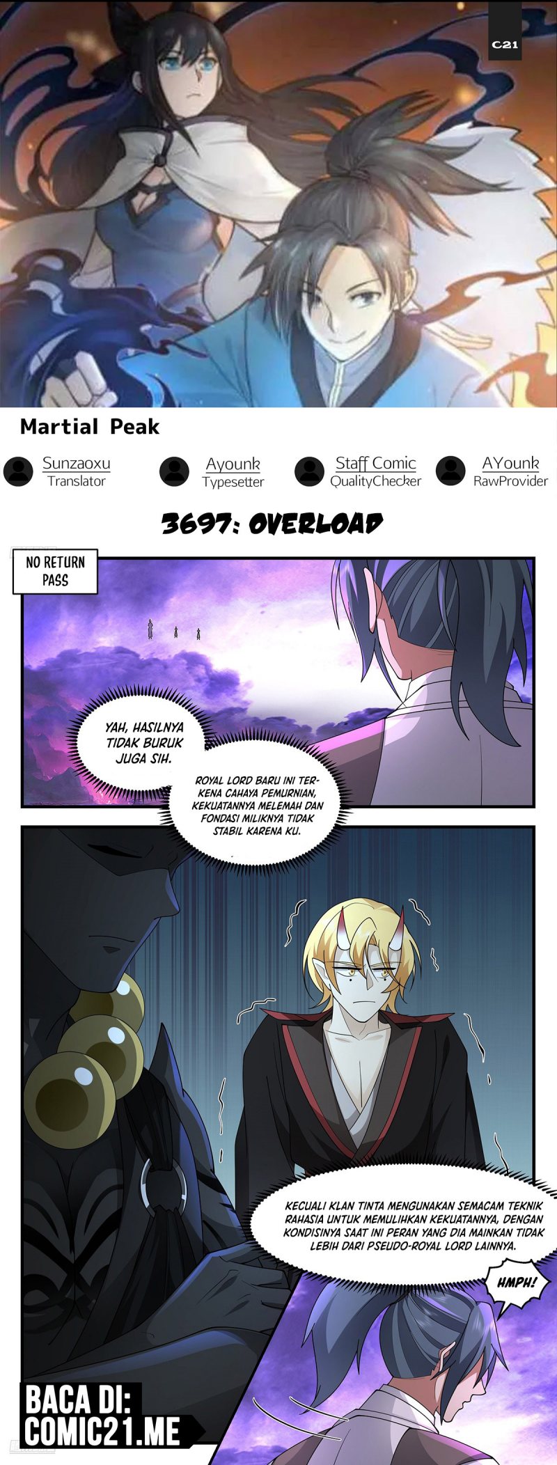 Martial Peak Chapter 3697 Image 0