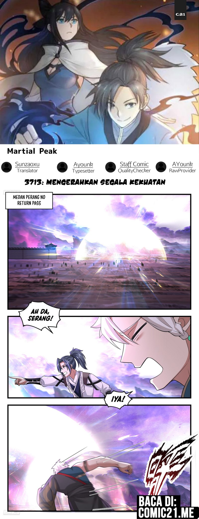 Martial Peak Chapter 3713 Image 0