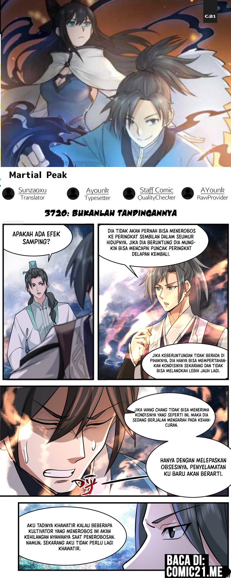 Martial Peak Chapter 3720 Image 0