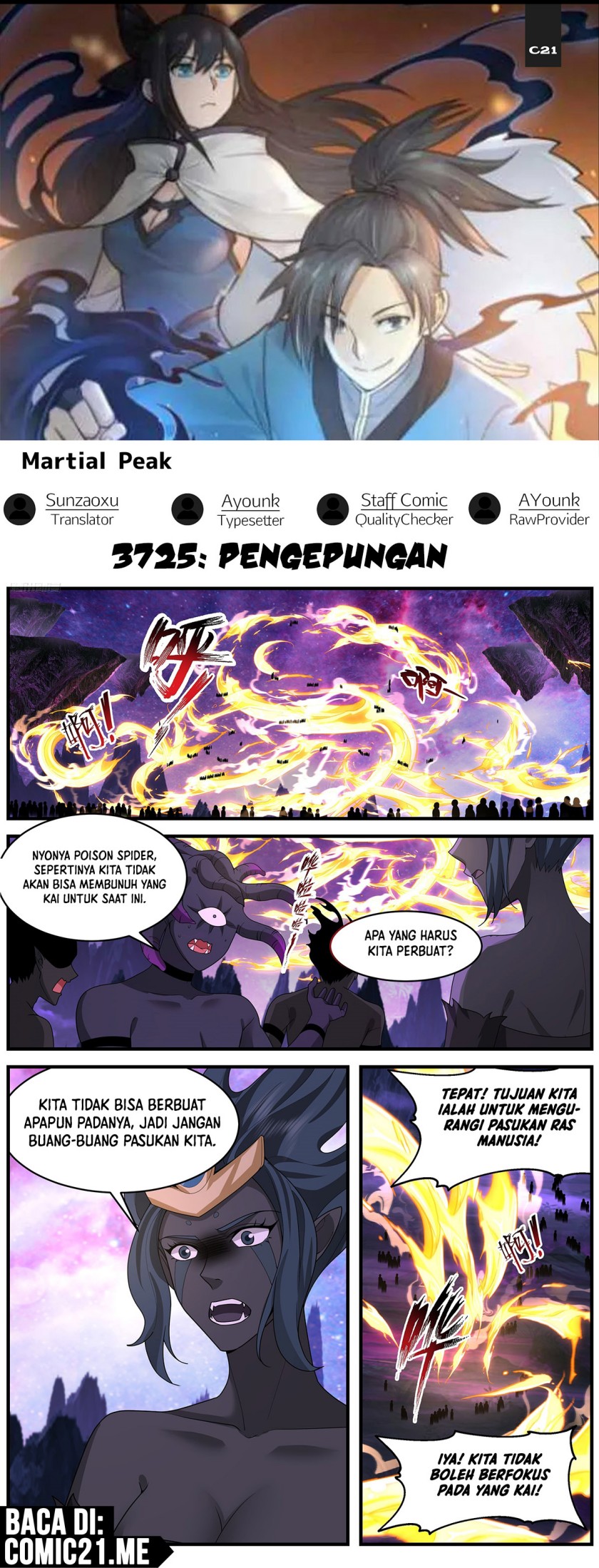 Martial Peak Chapter 3725 Image 0