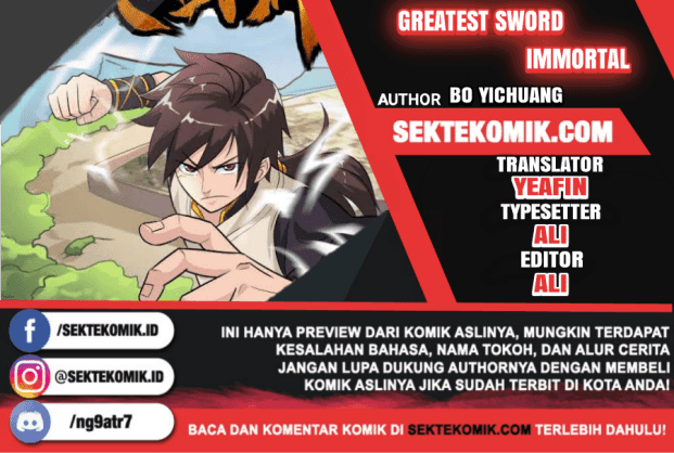 Greatest Sword Immortal Chapter 29 Image 0