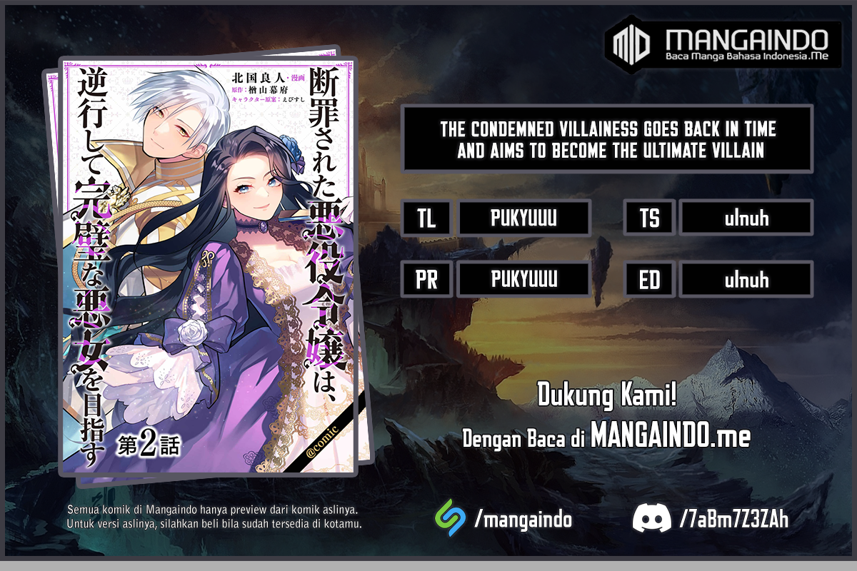 Danzaisareta Akuyaku Reijou wa, Gyakkou shite Kanpeki na Akujo wo Mezasu Chapter 02 Image 0