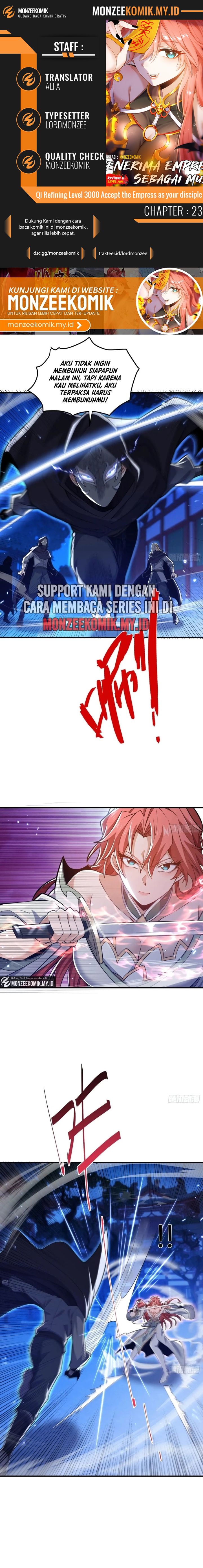 Qi Refining Level 3000 Accept the Empress as your disciple Chapter 23 Image 0